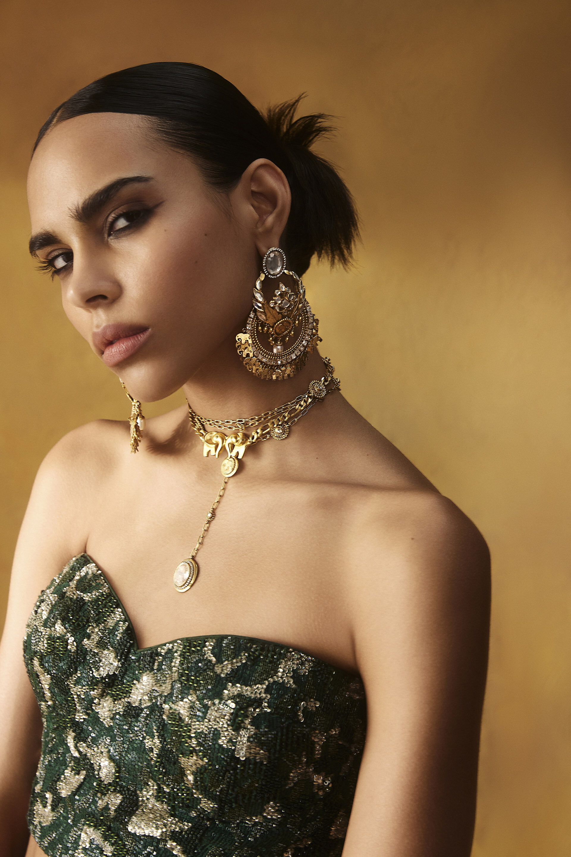 Buy A Symphony Of Birds Chandbali Earrings Online for Women Jewelry fr