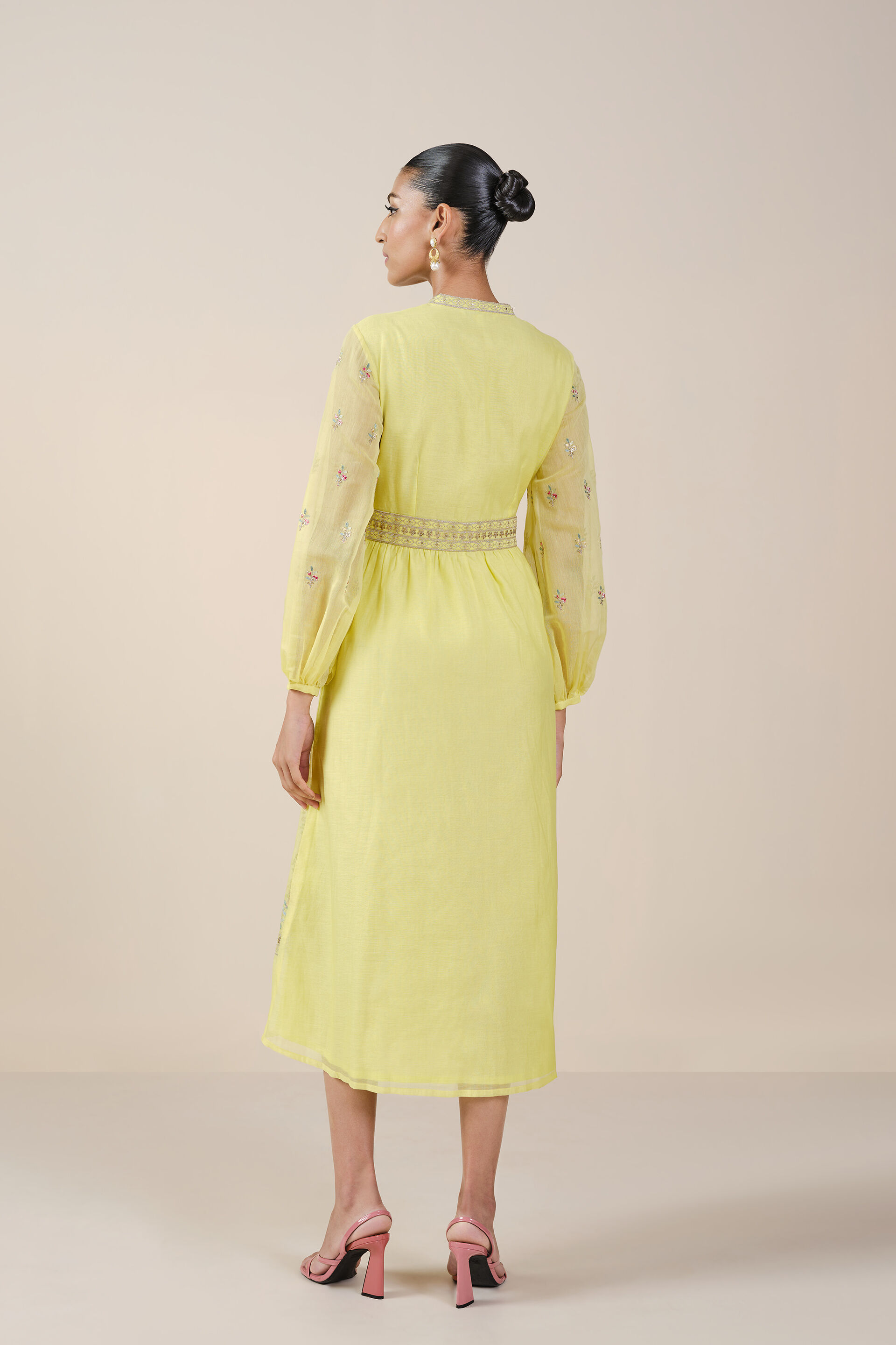 Anita dongre yellow dress cheap