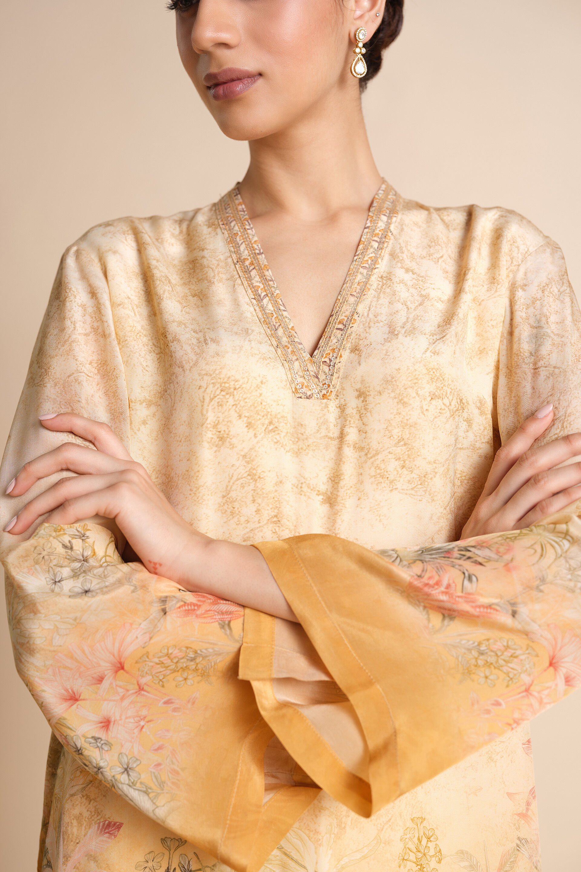 Calhoun Kurta Set - Yellow, Yellow, image 6