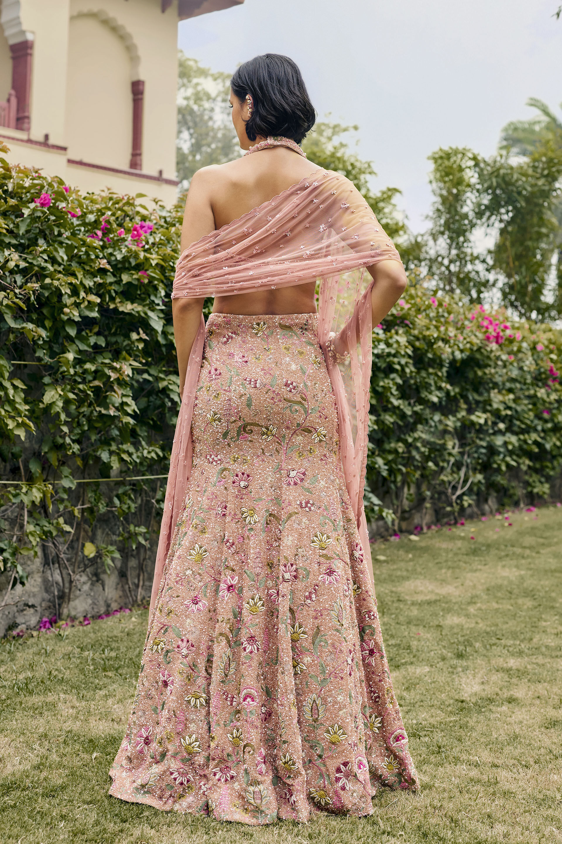 Grace Embroidered Skirt Set - ​Blush, Blush, image 2