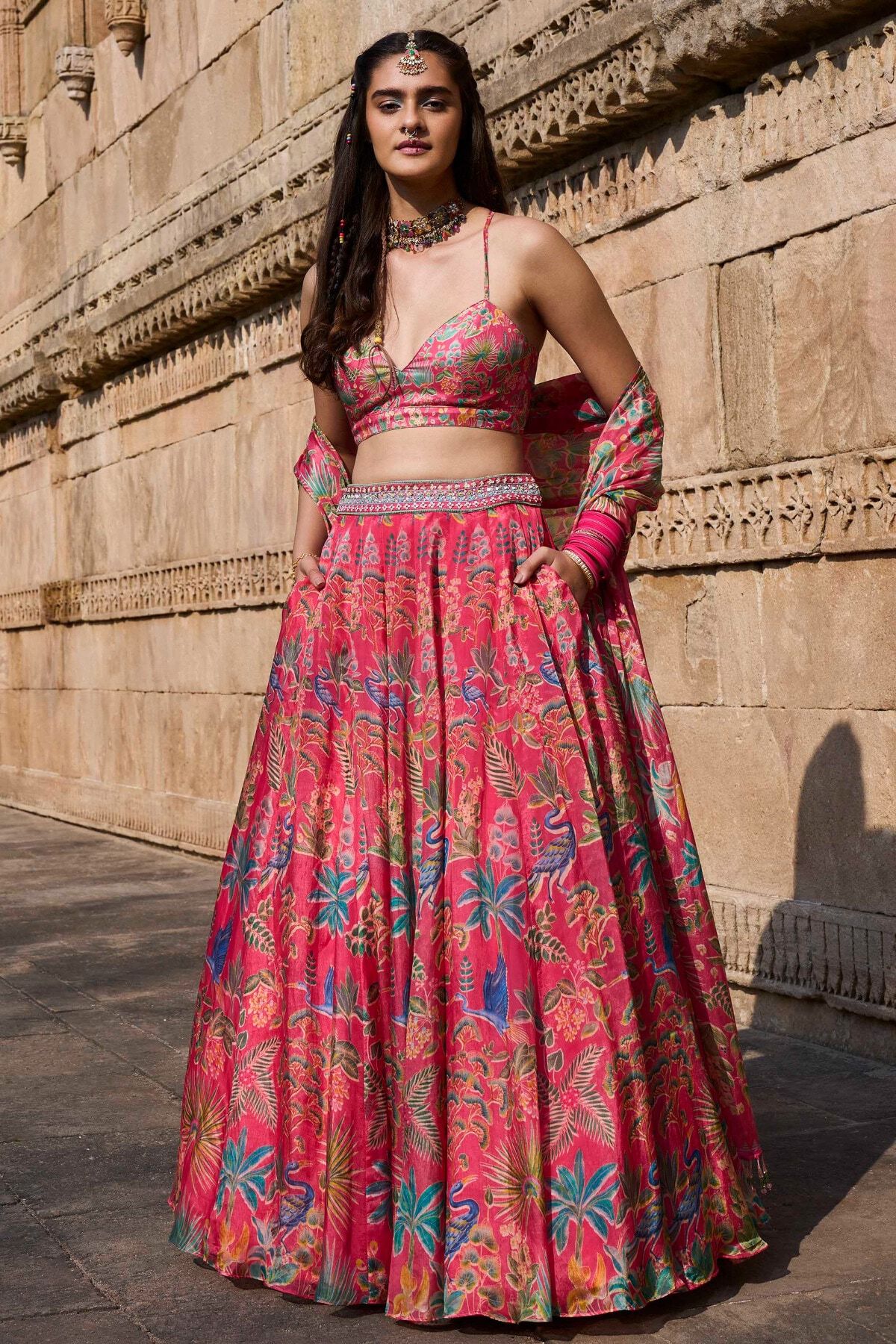 Simple wedding lehengas cheap