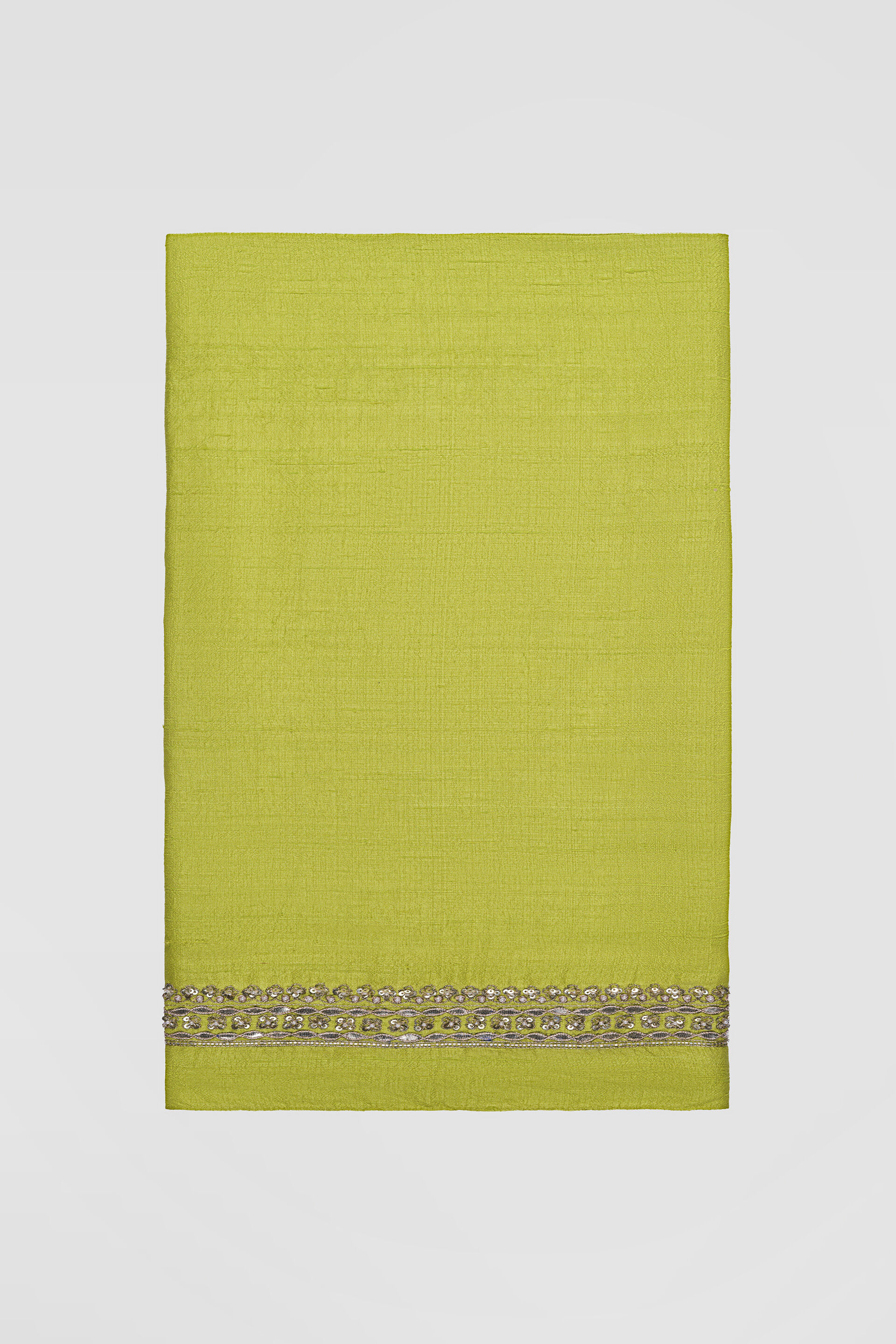 Tajanae Gota Patti Saree - Lime, Lime, image 6