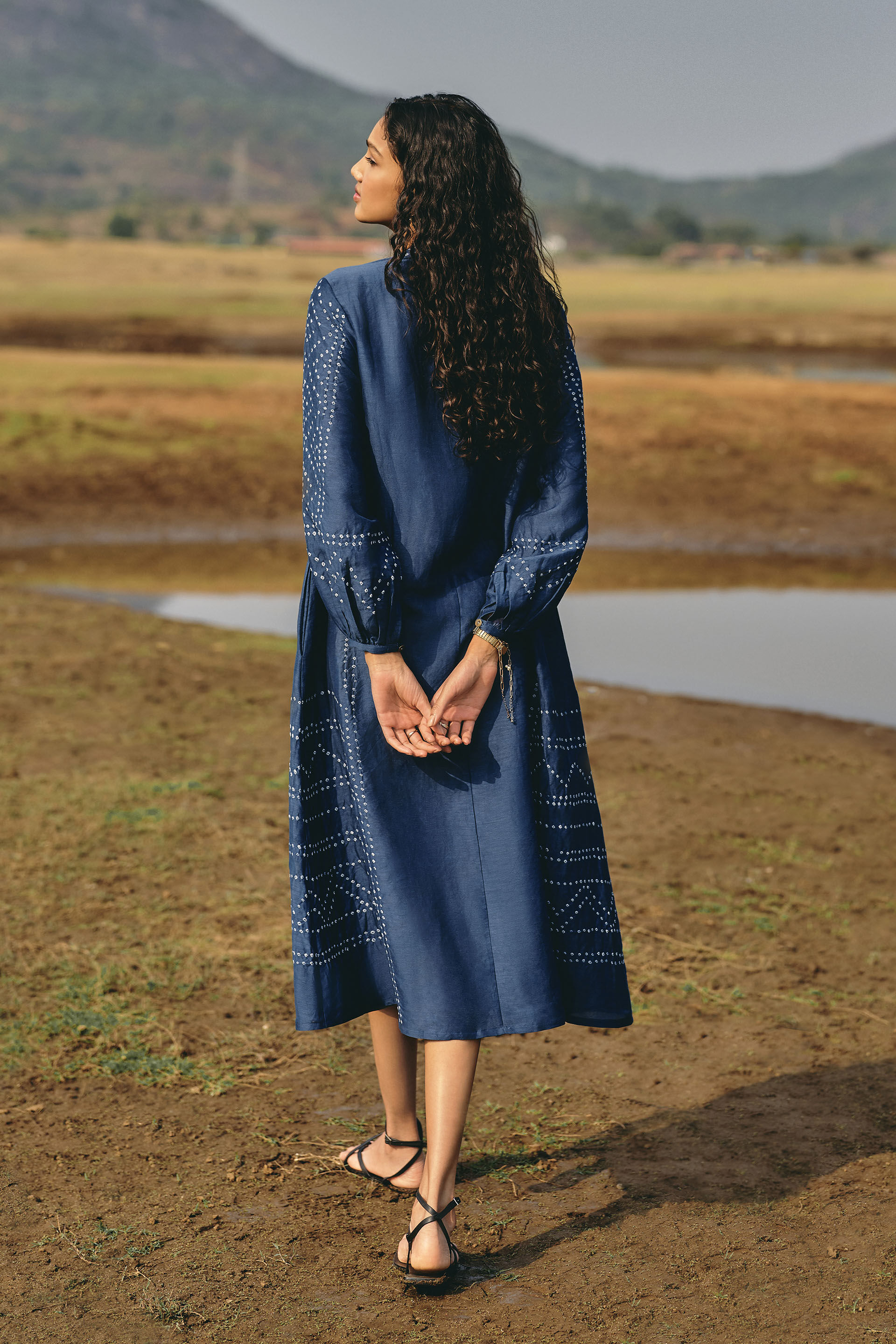 Anita dongre blue dress online