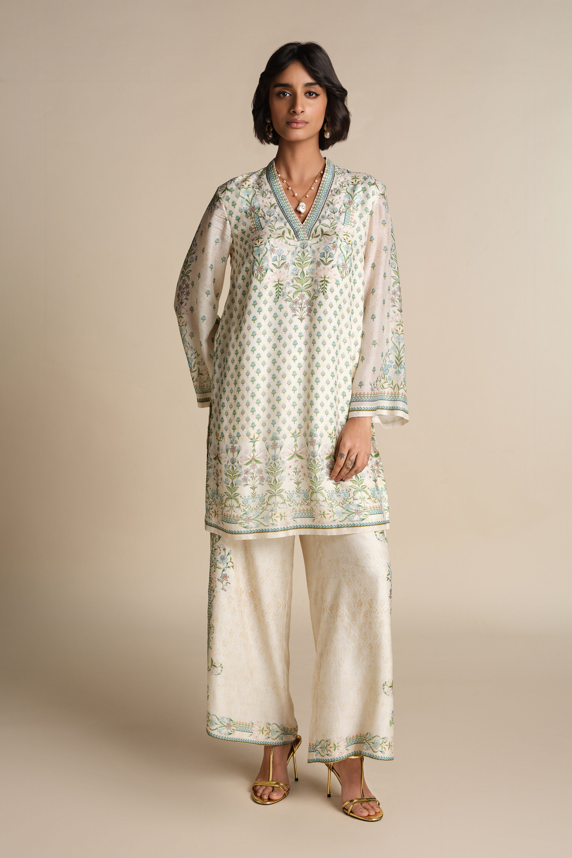 Ilaria Kurta Set - Ivory