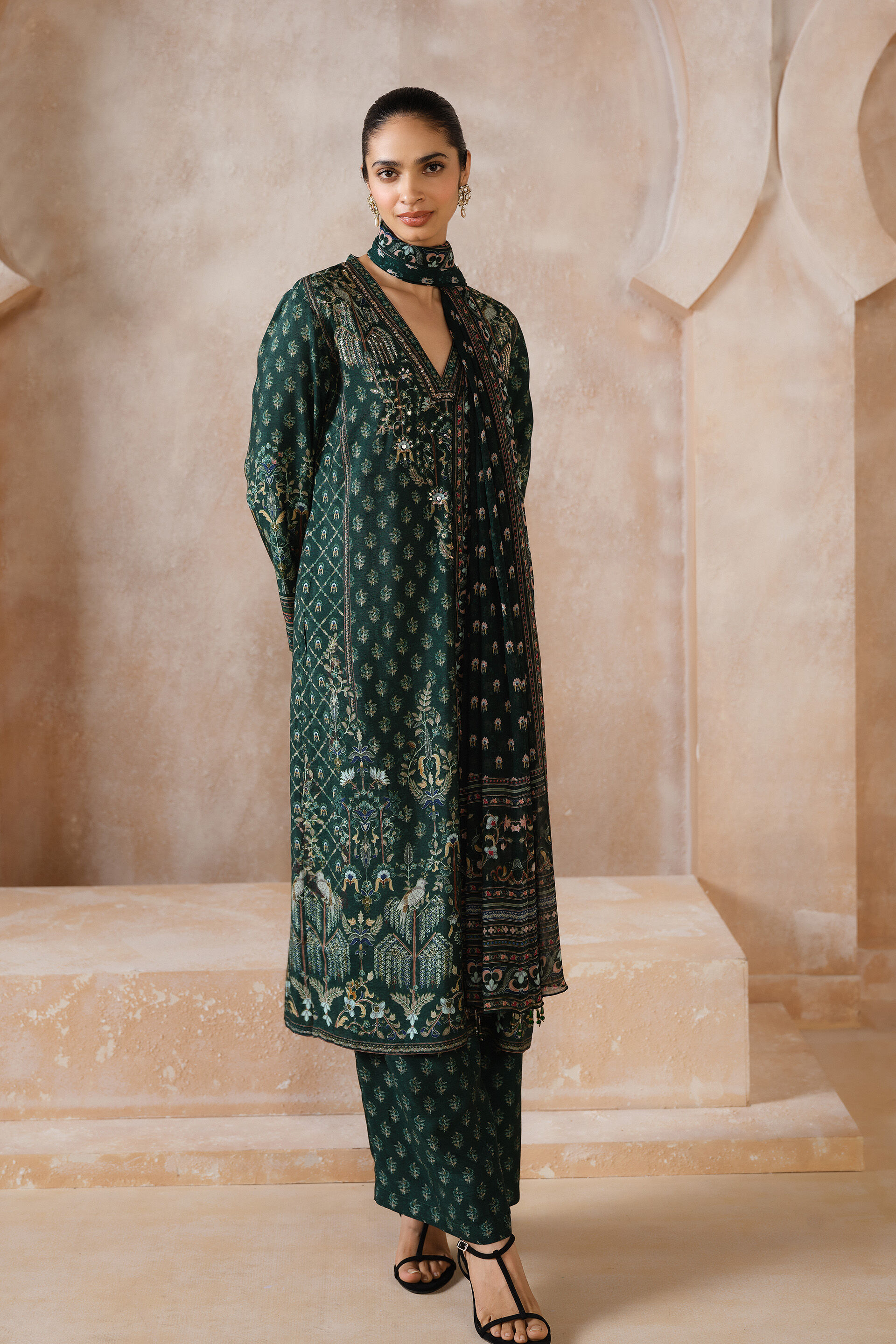 Arunika Suit Set - Green