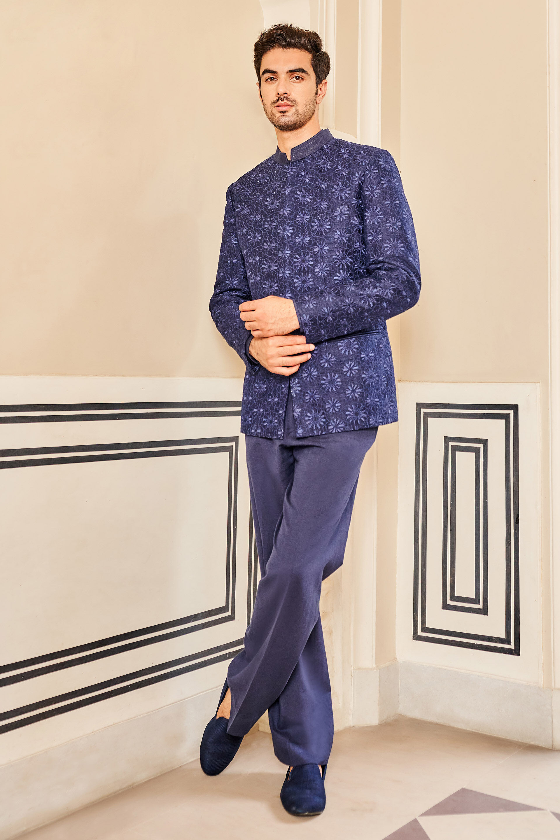 Morad Bandhgala-Navy