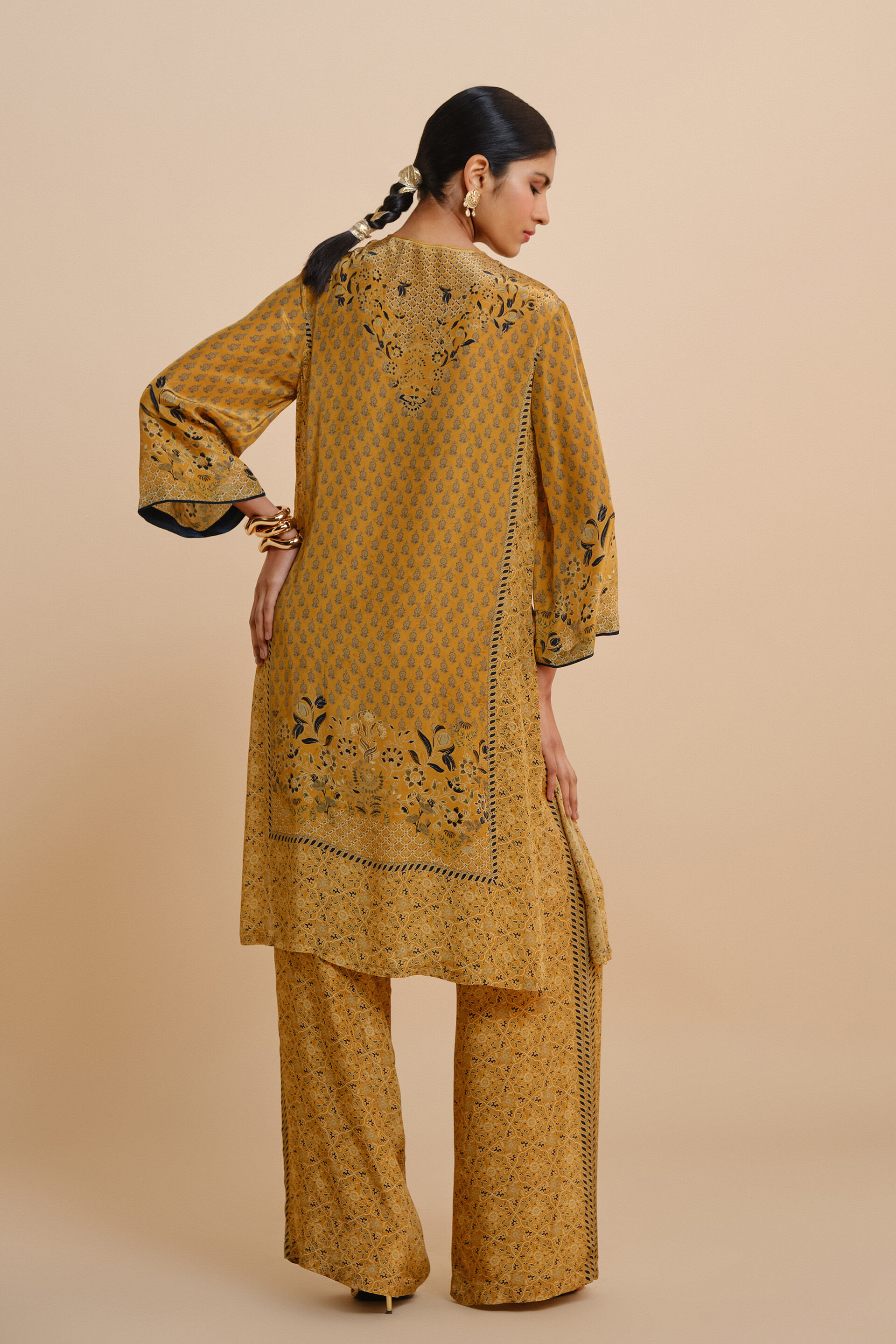 Emira Kurta Set - Yellow
