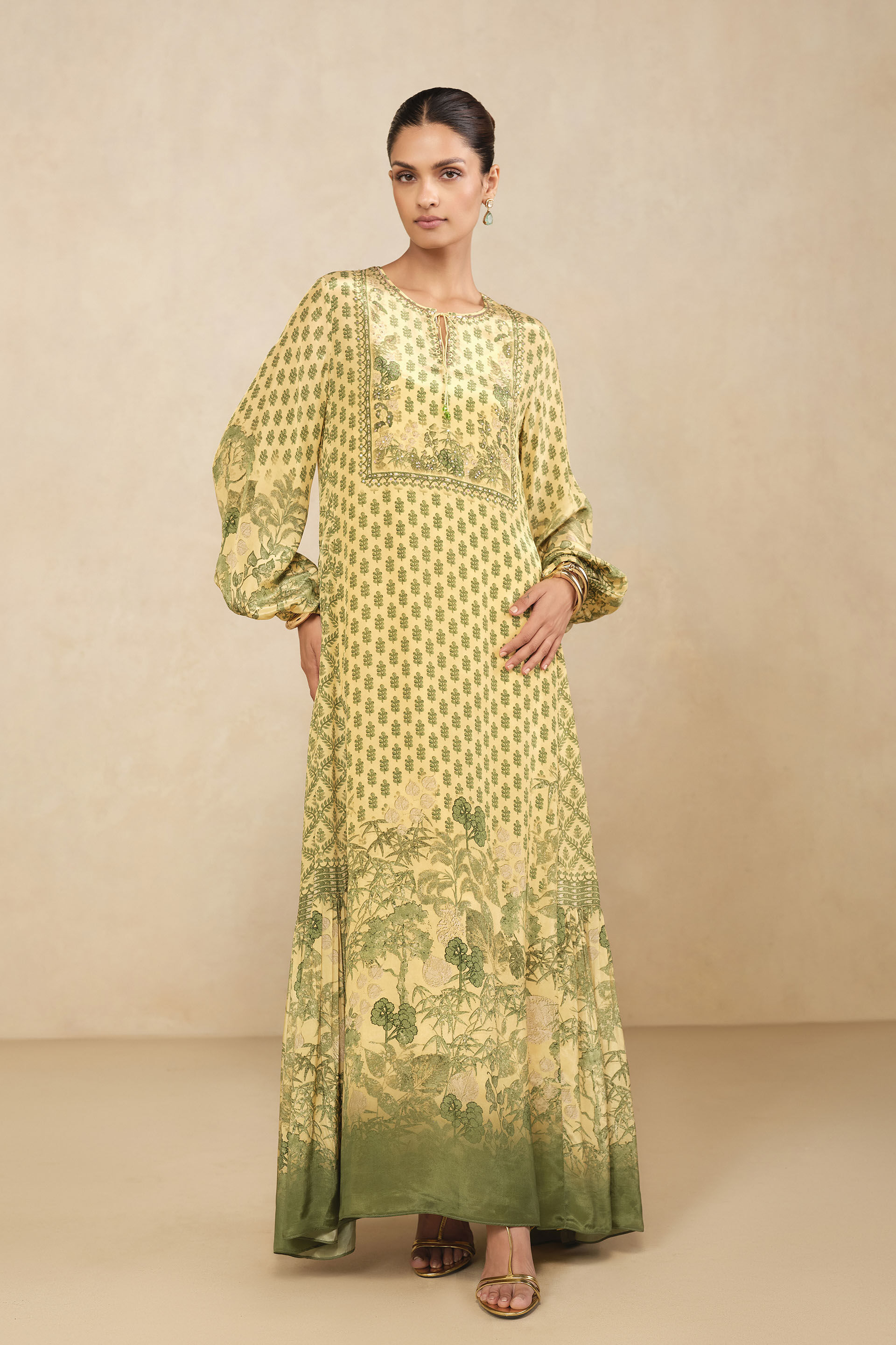 Zia Kaftan - Yellow, Yellow, image 1