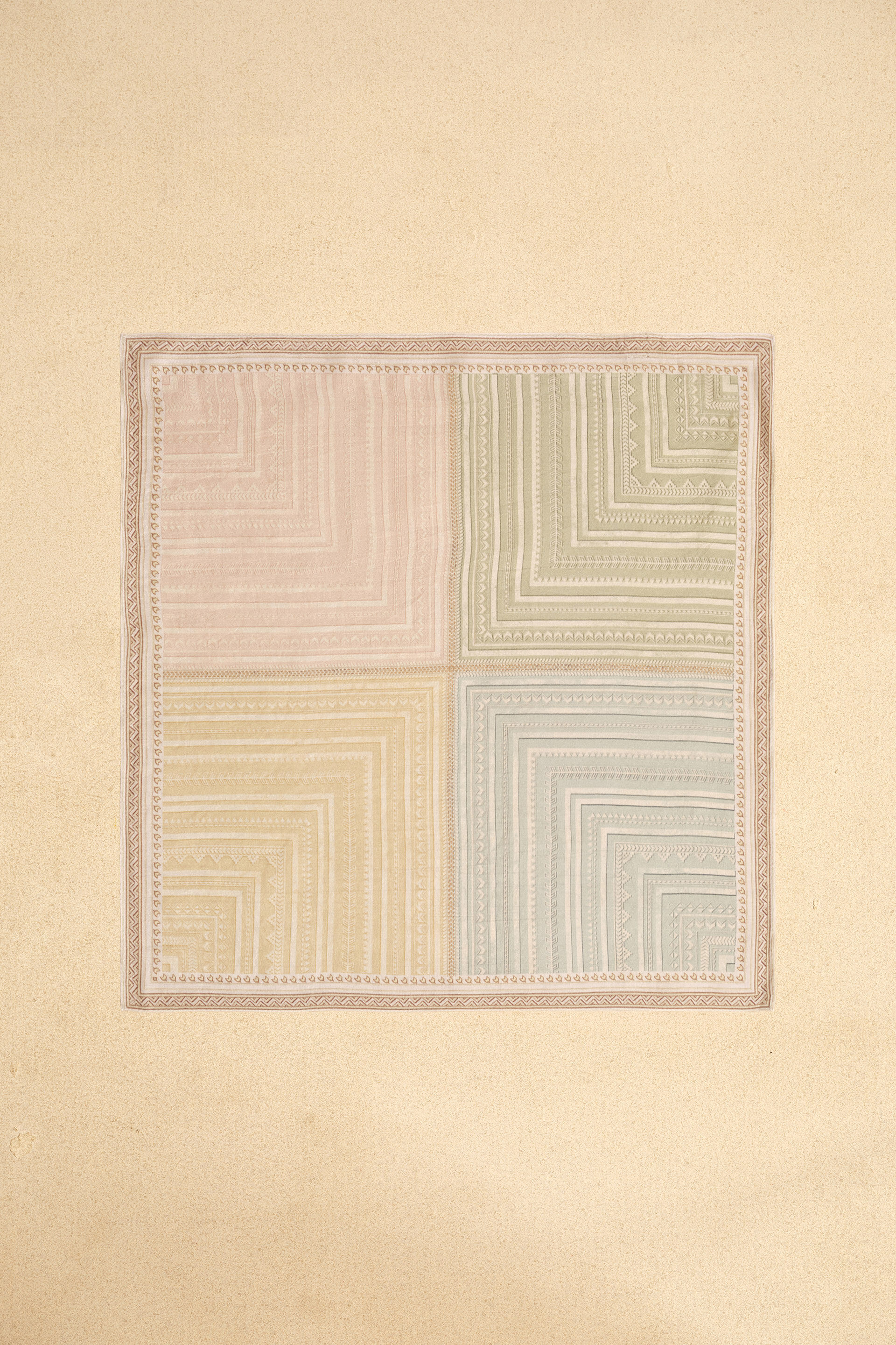 Yasir Silk Pocket Square - Multi