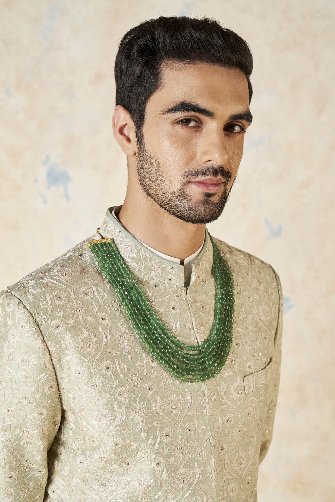 Buy Sarosh Layered Necklace Online for Men Jewelry from Anita Dongre