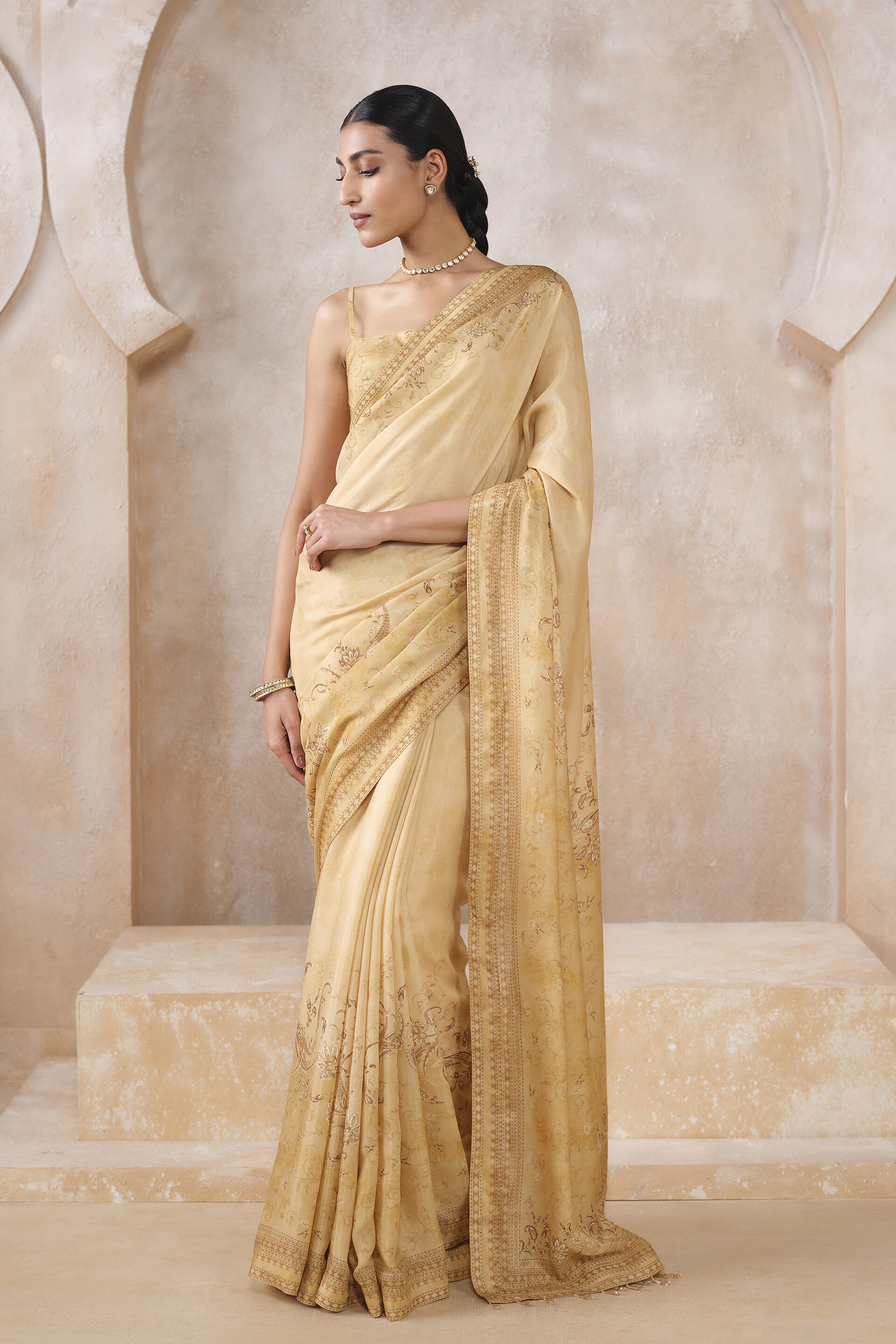 Elyse Saree - Yellow