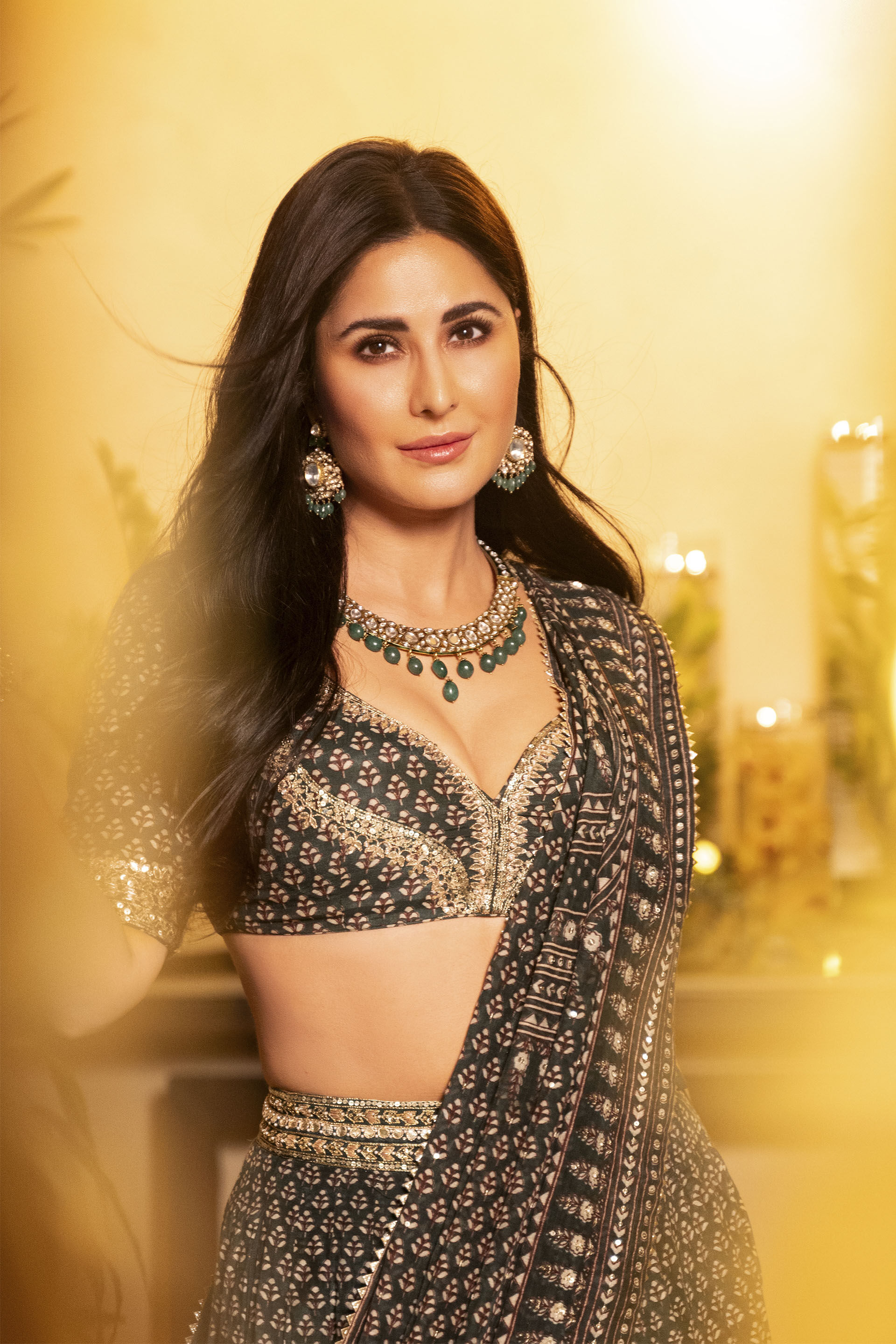 Celebrity Clothing Enquire Shop for Arvia Printed Mul Lehenga Set
