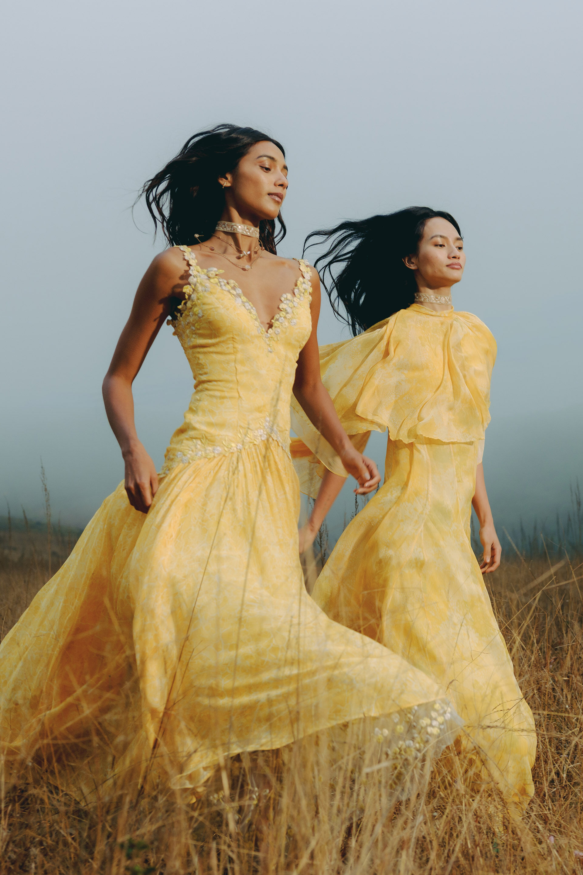 Sora Bemberg Dress - Yellow, Yellow, image 3
