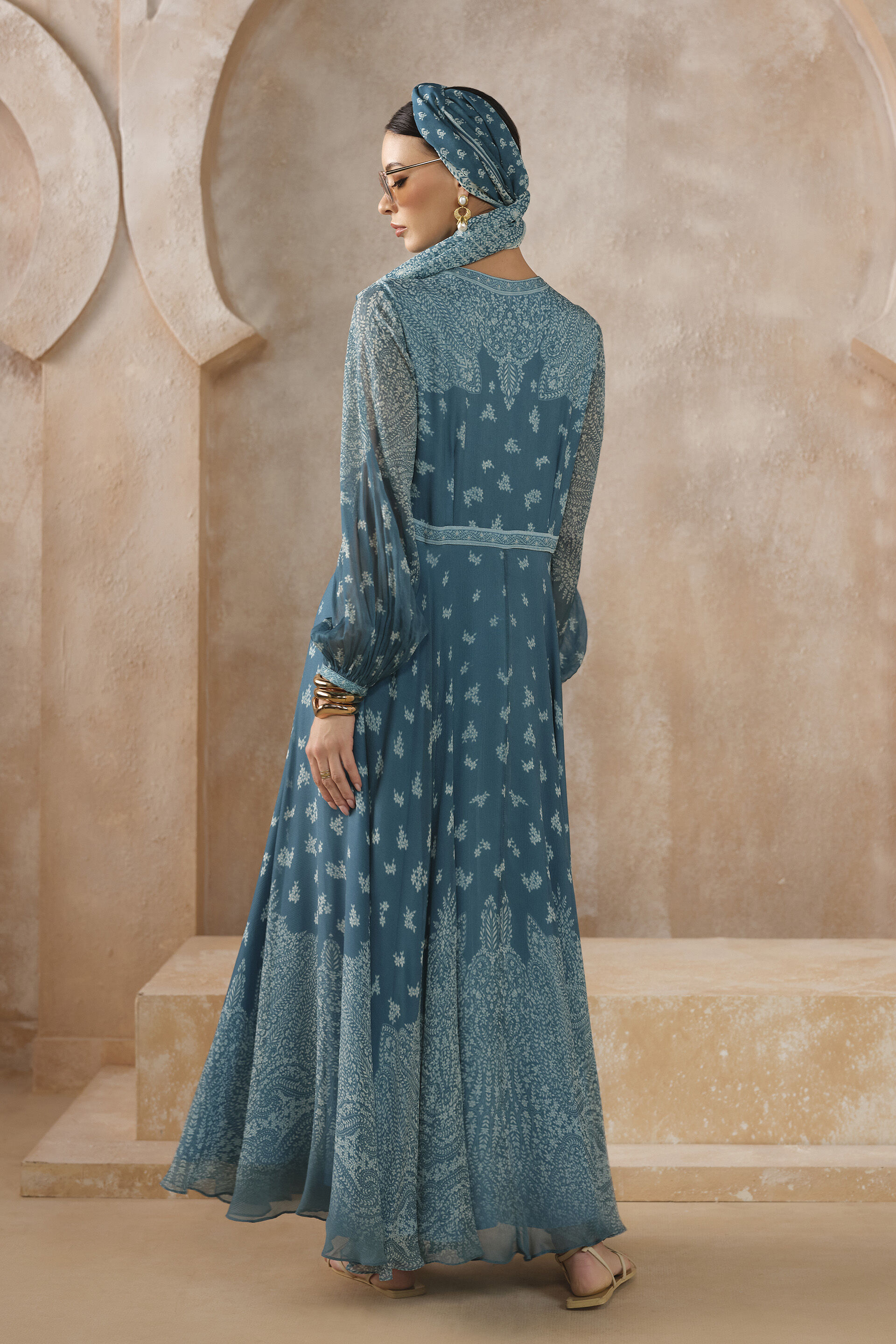Amihan Kaftan - Blue, Blue, image 3