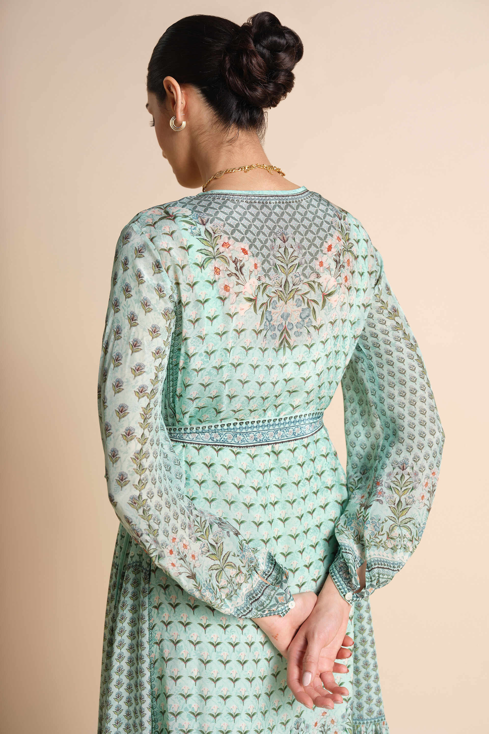 Tacoma Dress - Aqua, Aqua, image 7