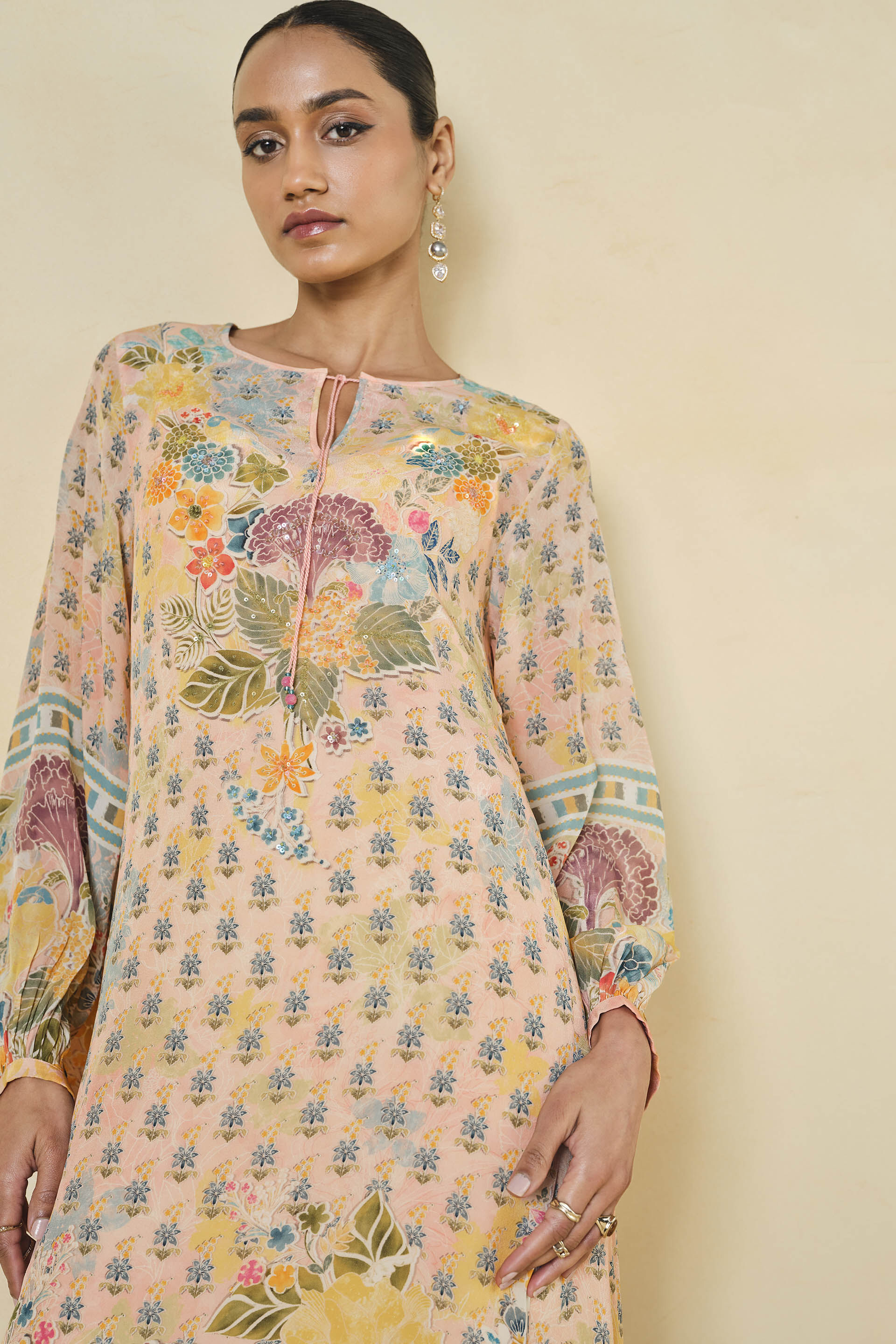 Morcan Printed Dress - Blush, Blush, image 5