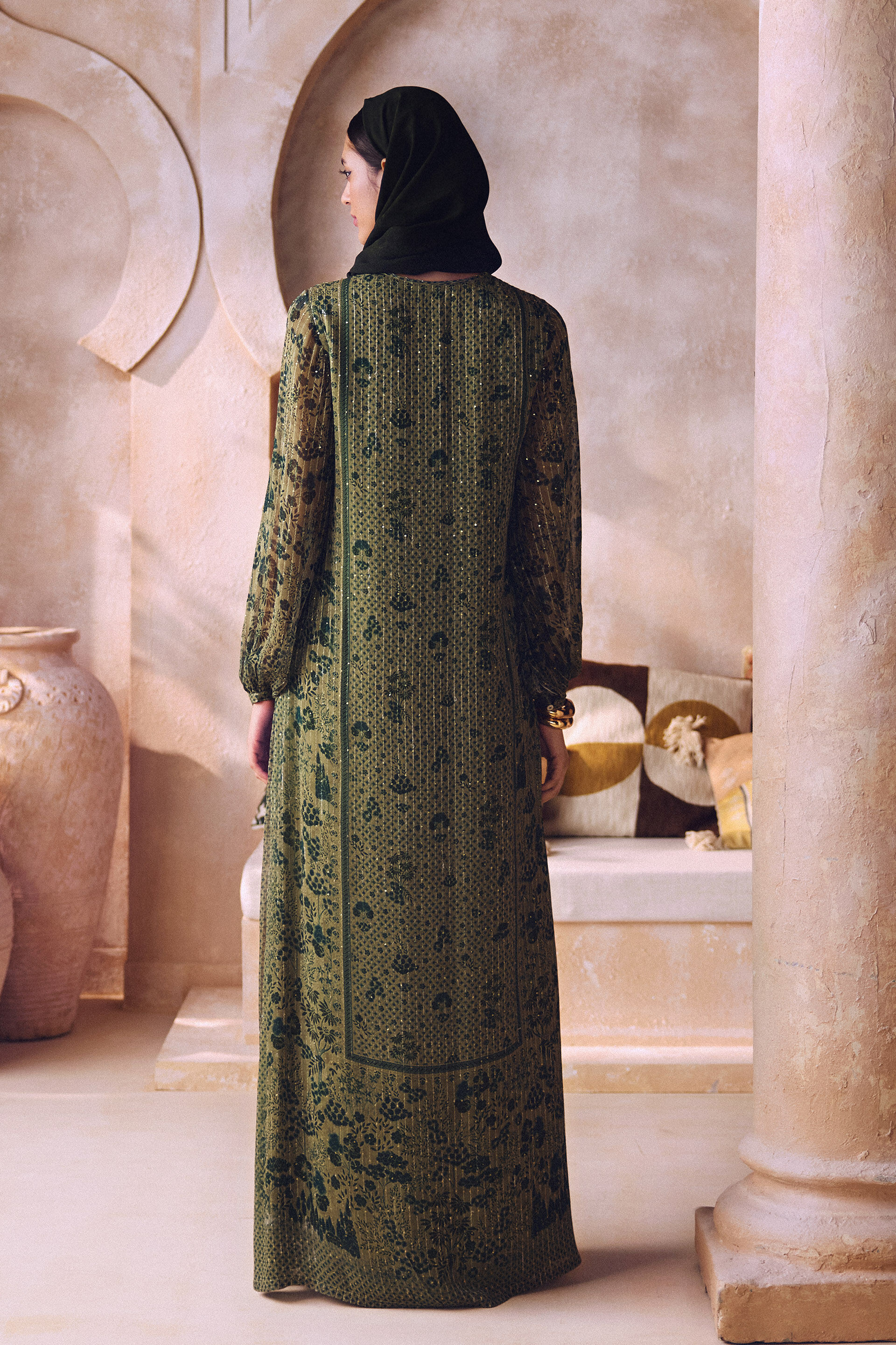 Iqra Kaftan - Green