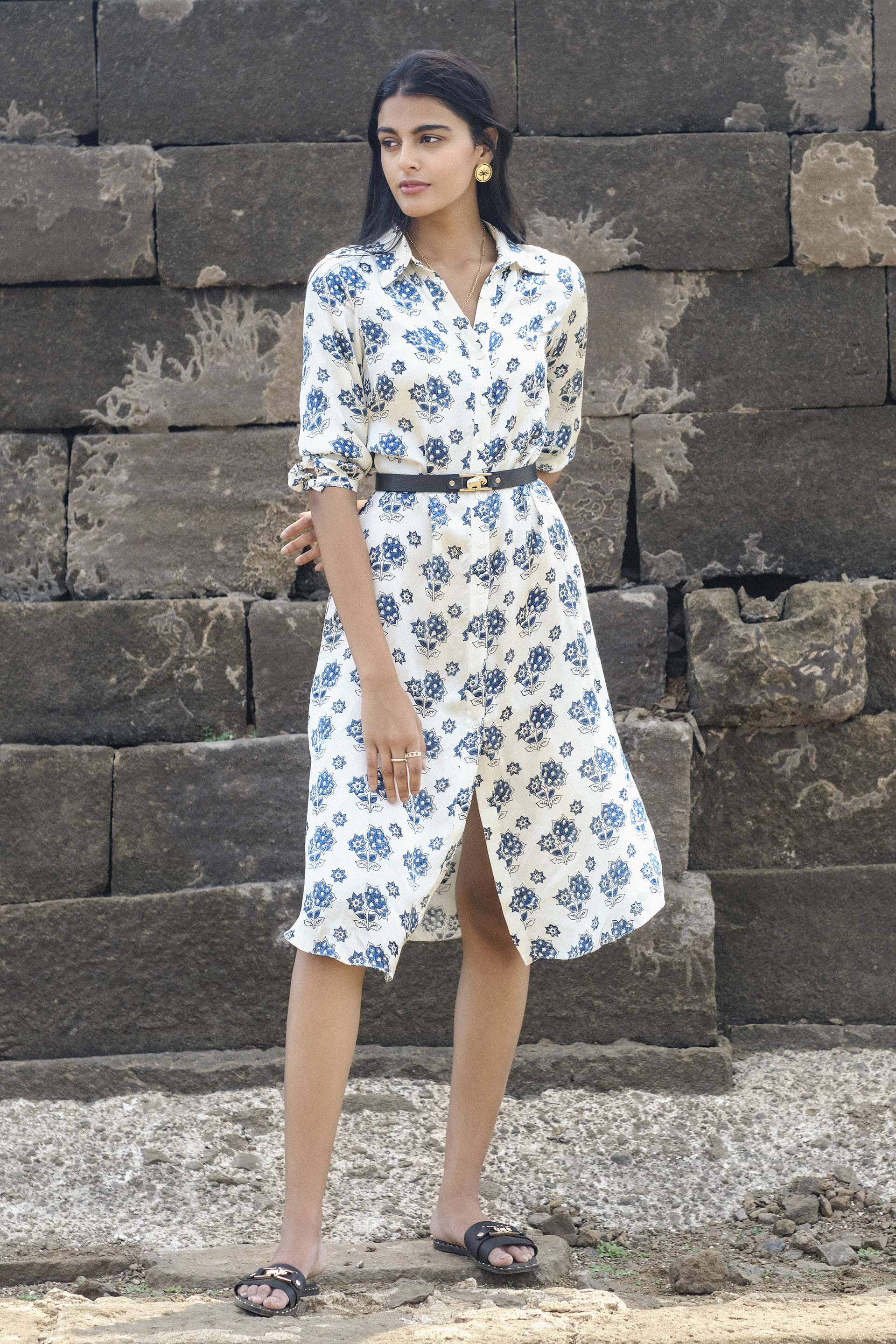 Gray sales tunic dress