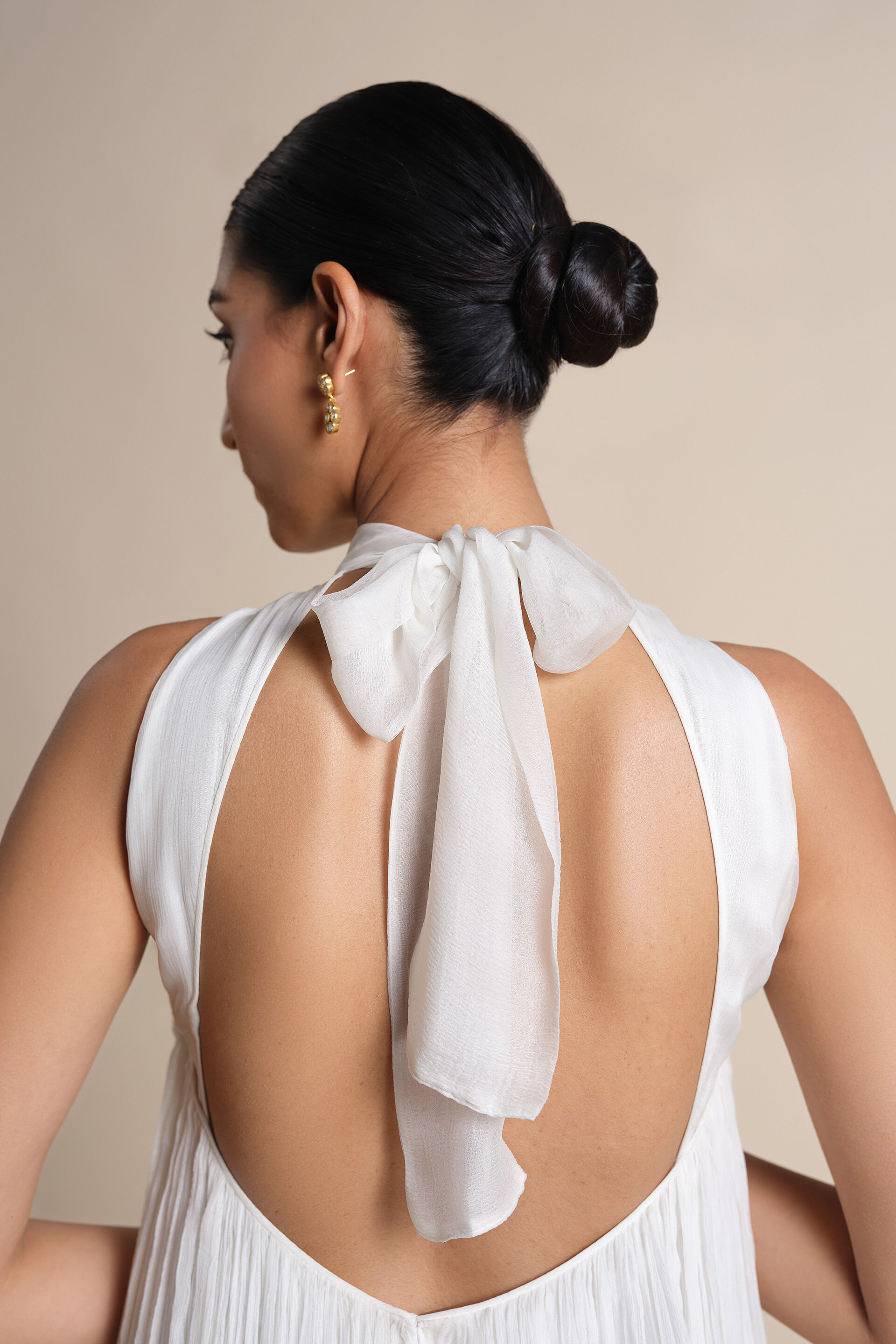 Mountain Mist Embroidered Jacket Set - Ivory, Ivory, image 9