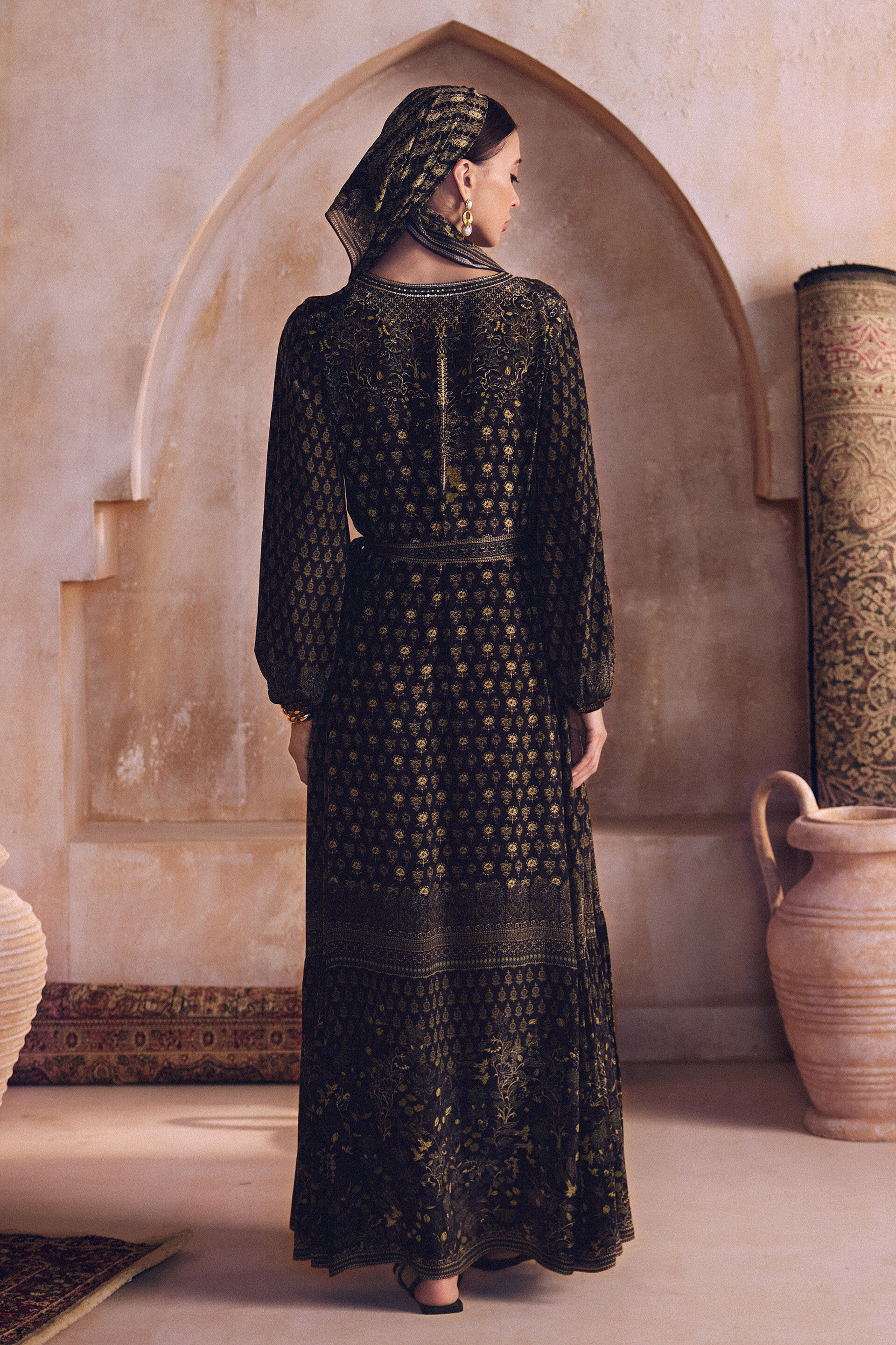 Samreen Kaftan - Black