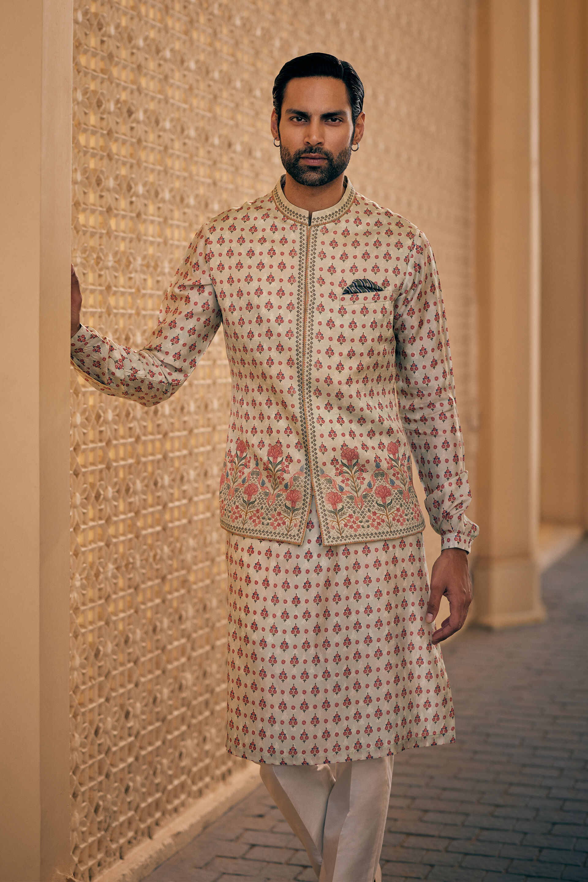 Arit Nehru Jacket - Sage, Sage, image 3