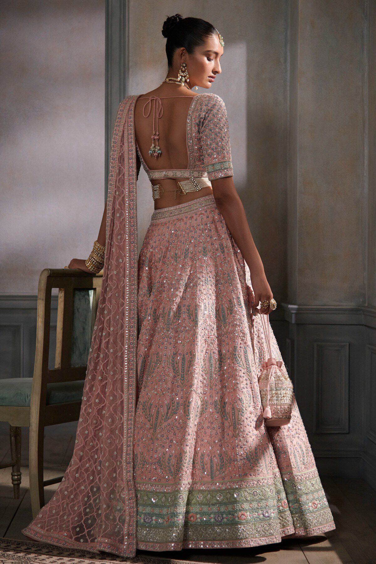 3 - Aeindri Lehenga Set &ndash; Blush, image 3
