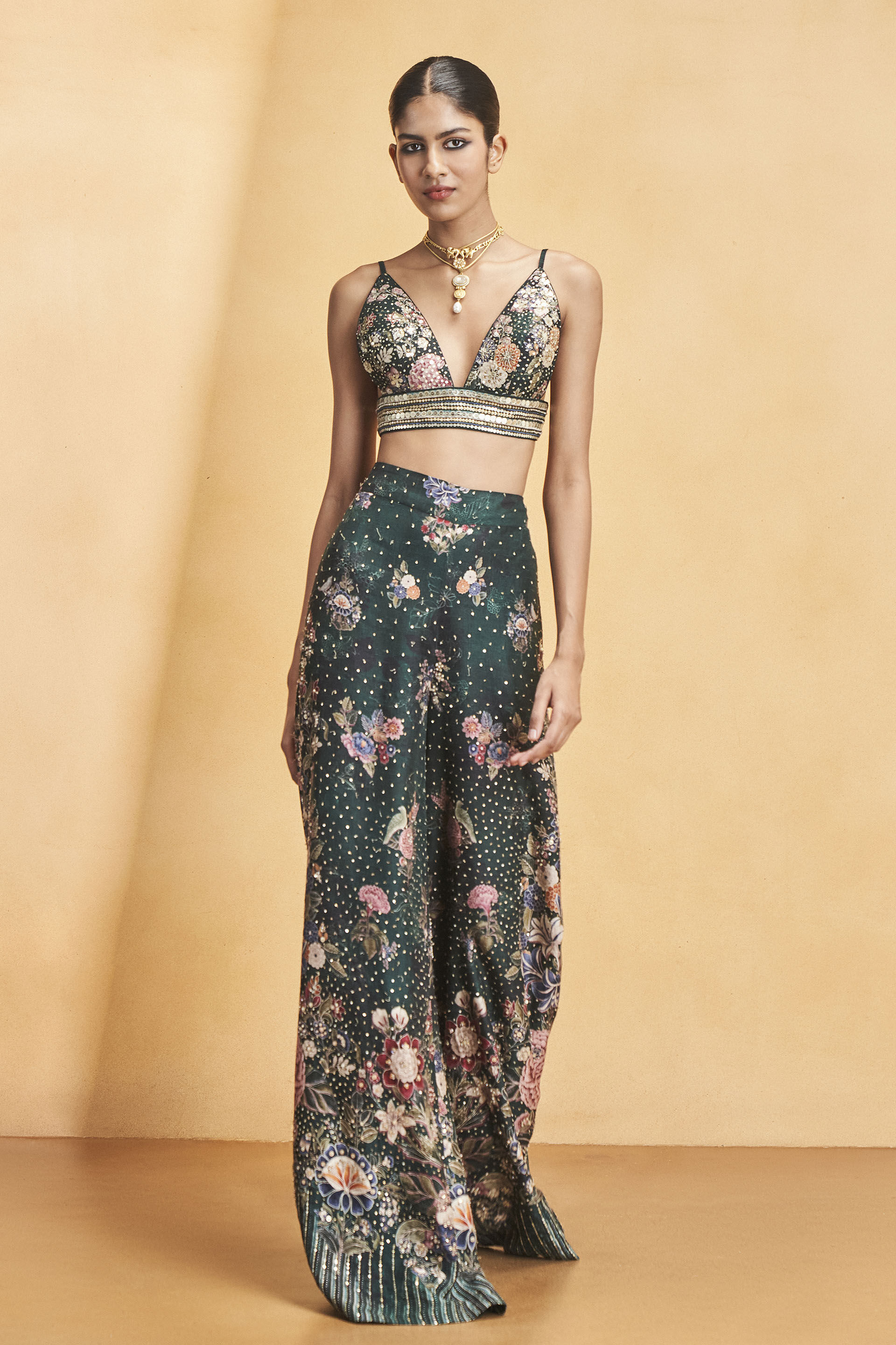 Life Of The Nightforest Pant Set - Green