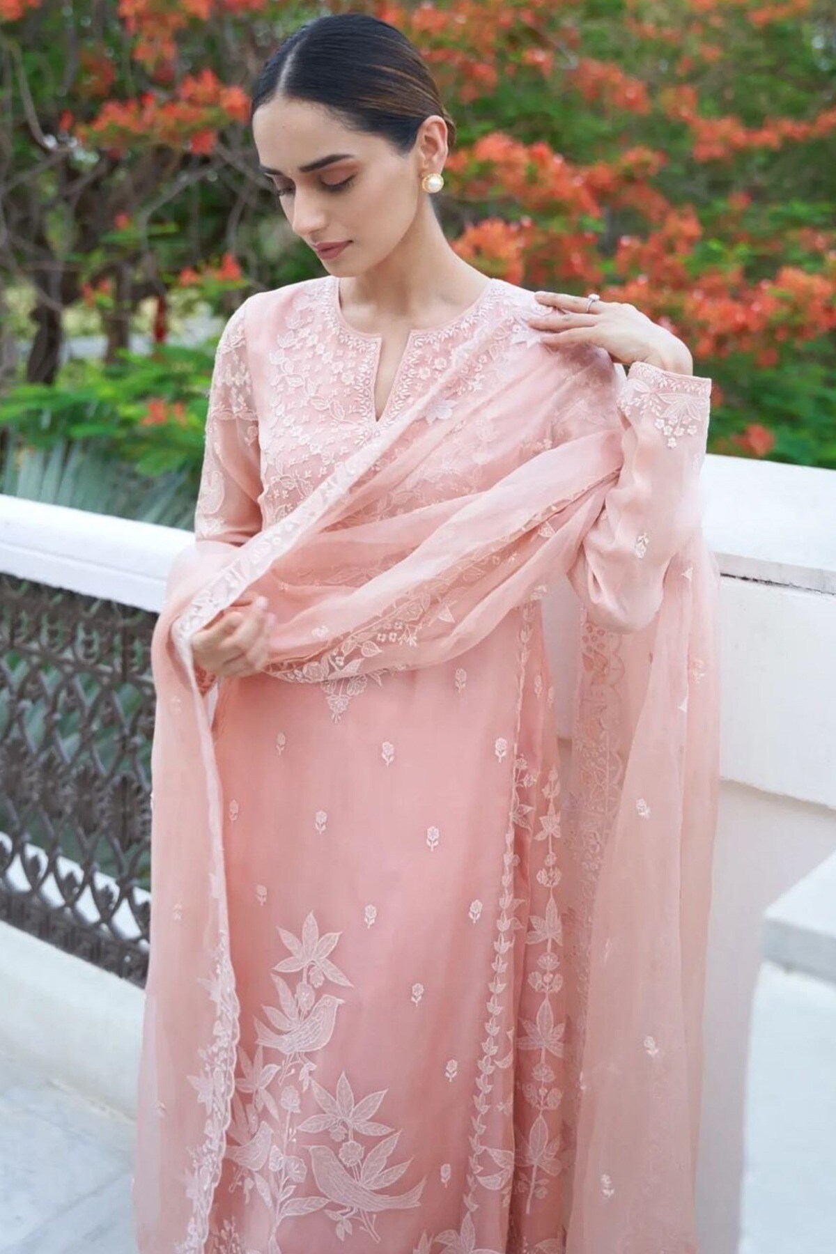 2 - Twin Doves Kurta Set – Blush, image 2