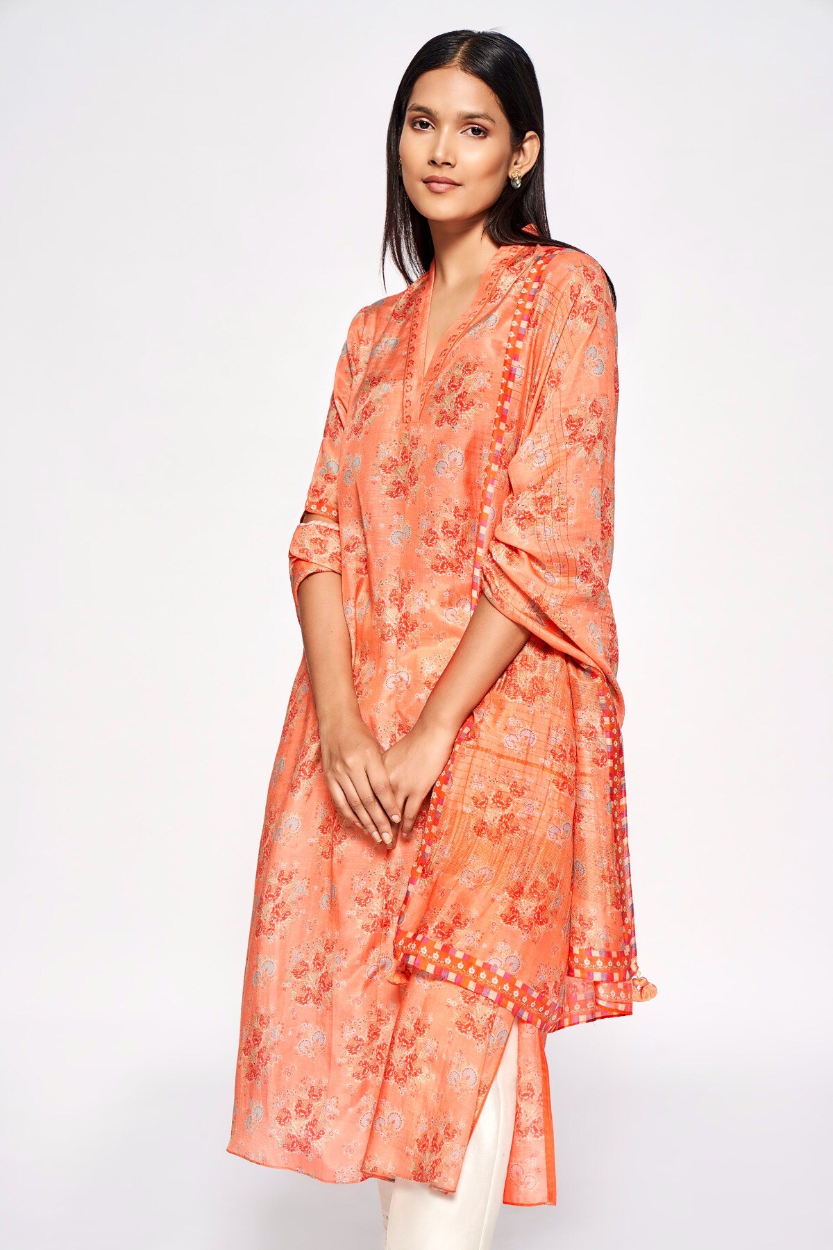 4 - Miran Stole – Orange, image 4