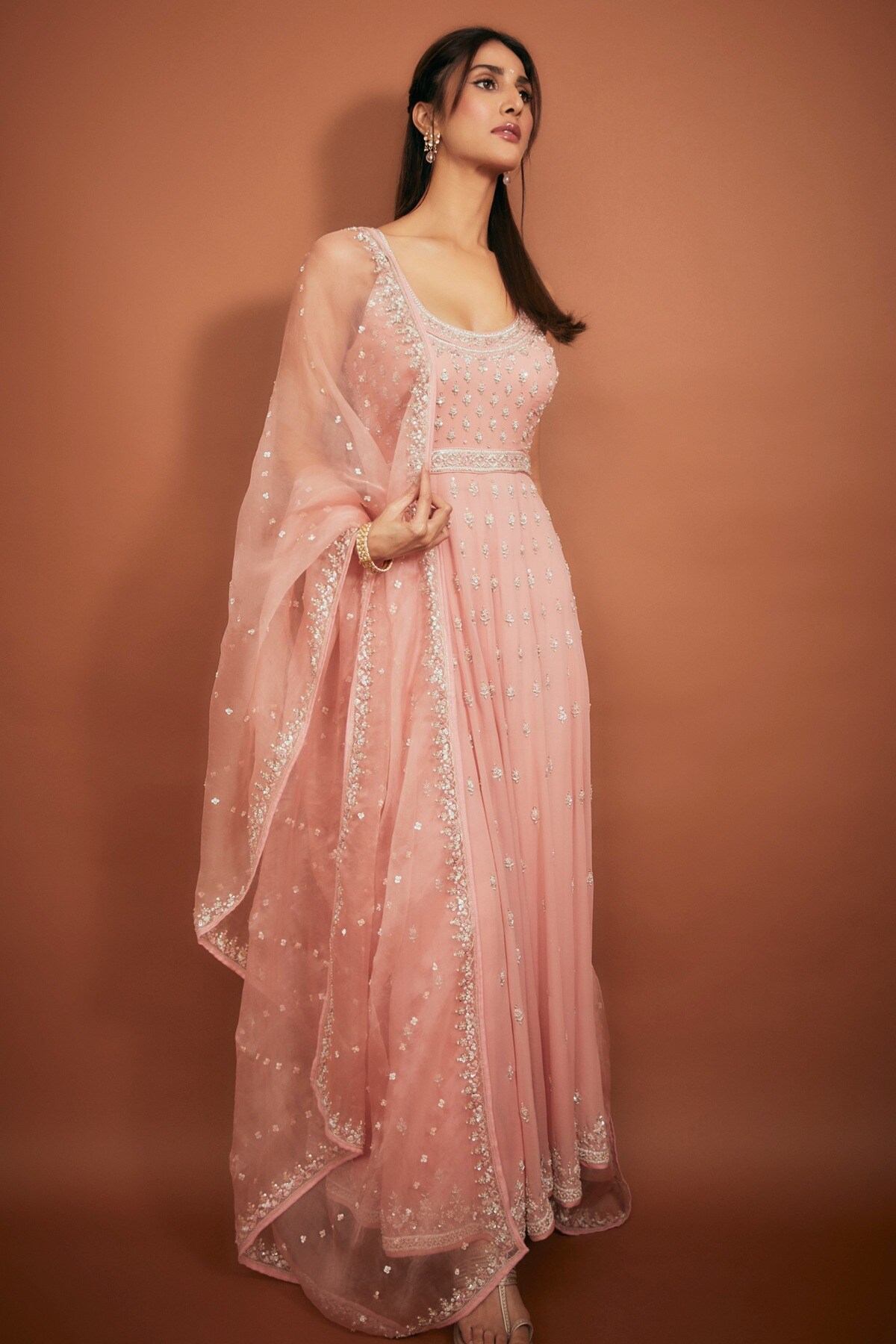 2 - Faloni Anarkali Set &ndash; Blush, image 2