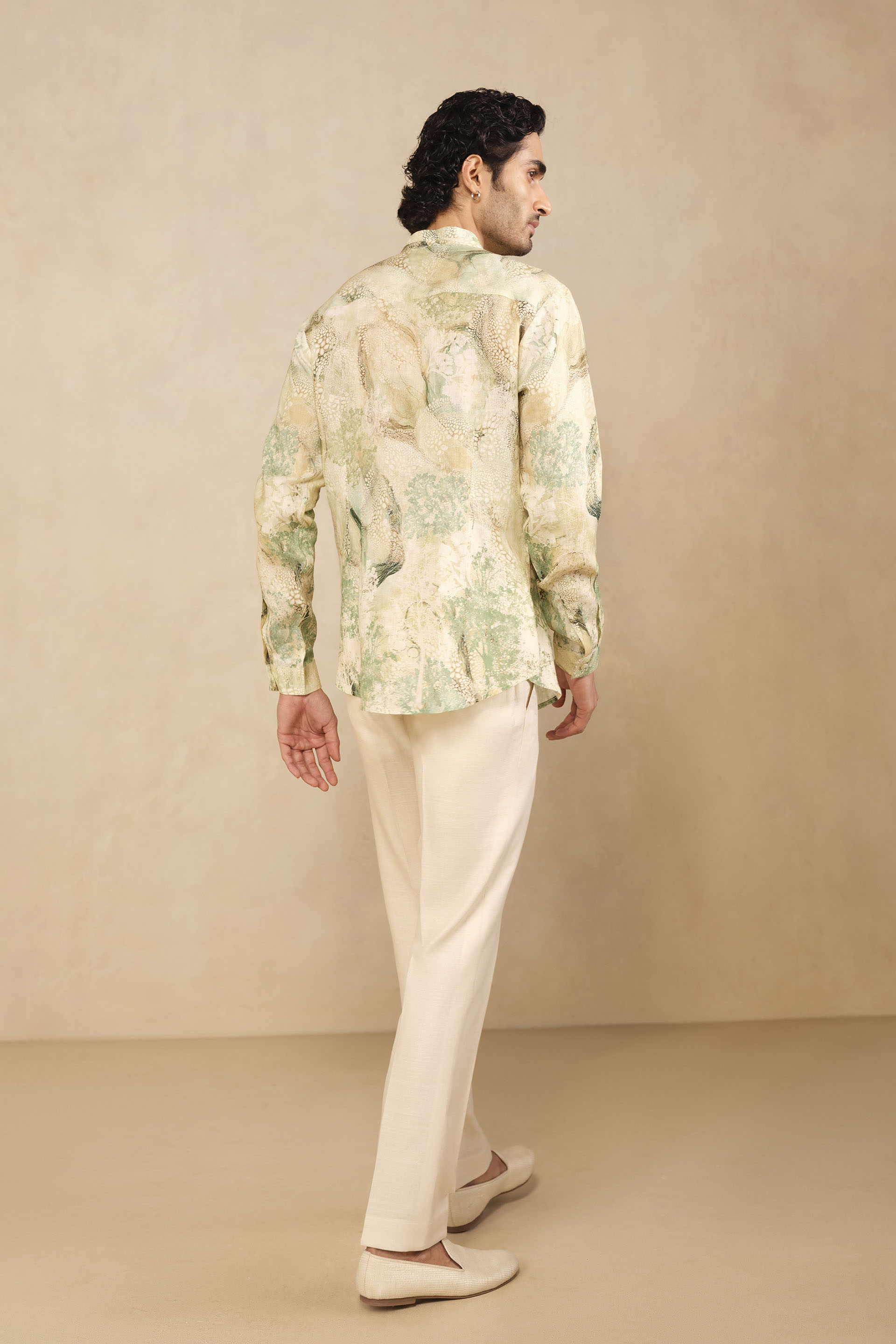 Yashas Linen Shirt - Sage, Sage, image 2