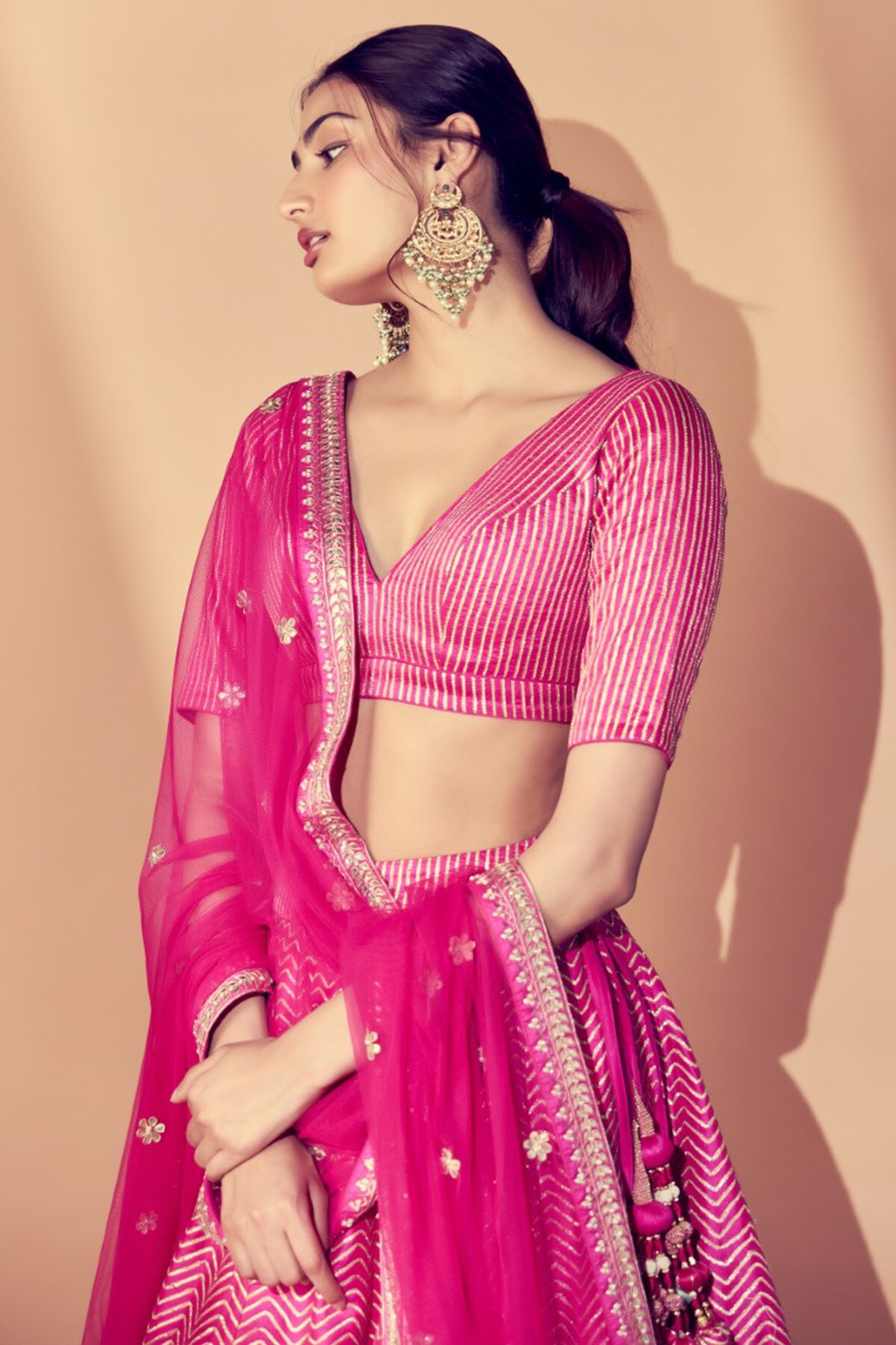 2 - Lasaki Lehenga Set - Pink, image 2
