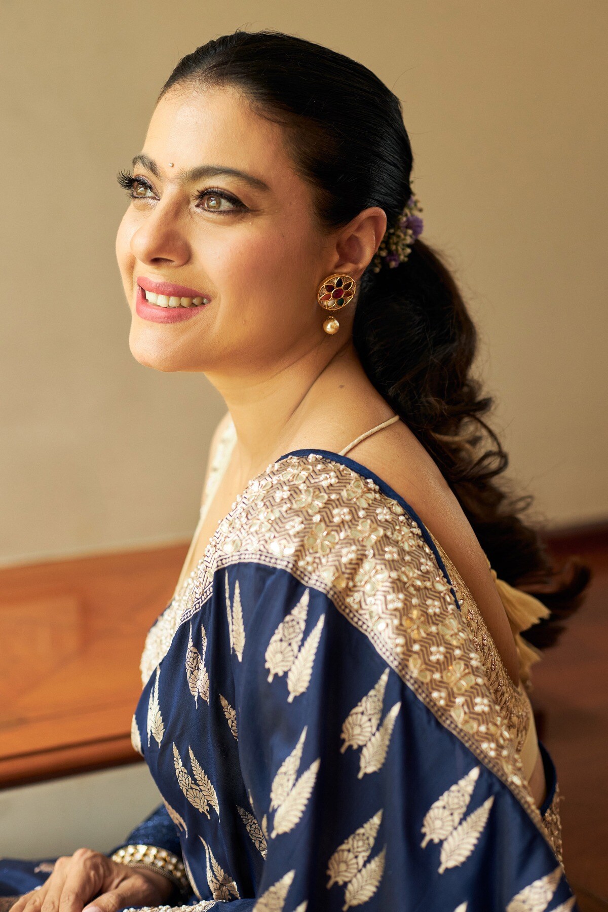 3 - Panita Benarasi Saree – Blue, image 3